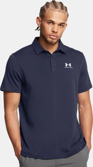 Under Armour Icon Poloshirt kurzarm midnight navy/white (Herren)