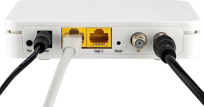 Kathrein EXI 02 LAN, K-LAN 2.4, Ethernet over Coax, F-Buchse/Koaxial G.hn, 2x RJ-45