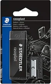 Staedtler Radierer rasoplast 526 B-9 mit Spitzer, schwarz