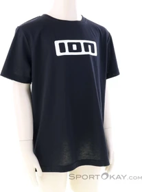 ION MTB Logo DR Trikot kurzarm schwarz (Junior)