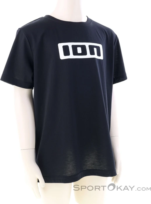 ION MTB Logo DR Trikot kurzarm schwarz (Junior)