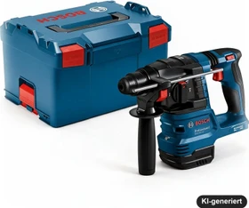 Bosch Professional GBH 18V-22 Akku-Bohrhammer solo inkl. L-Boxx + Absaugeinheit