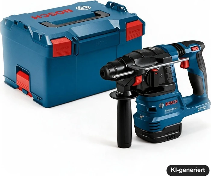 Bosch Professional GBH 18V-22 Akku-Bohr-/Meißelhammer solo inkl. L-Boxx + Absaugeinheit