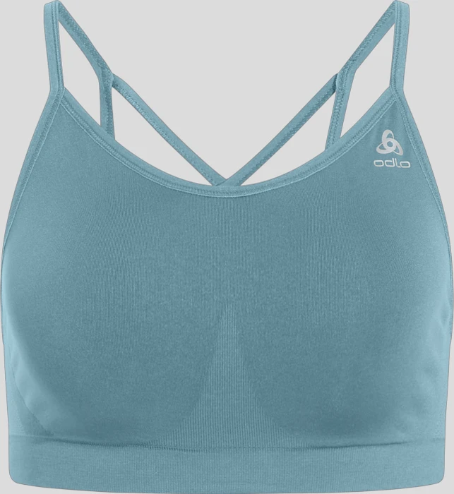 Odlo Seamless Soft Sport-BH provincial blue/grey melange (Damen)