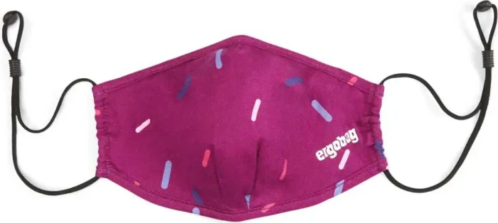Ergobag NussknackBär Kinder-Mundschutzmaske waschbar, 1 Stück