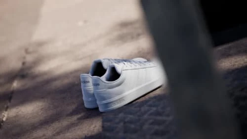 adidas Grand Court 3.0 cloud white/iron metallic (Damen)