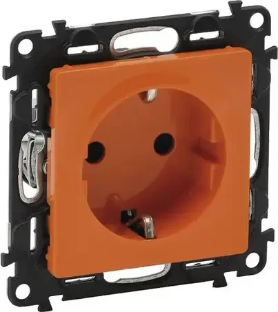 Legrand Valena Life Schutzkontaktsteckdose, orange