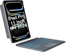 Inateck ACE Touch Tastaturhülle für iPad Pro 11" (M4), grau, UK