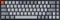 Keychron K6, 65%, LEDs weiß, hot-swap, schwarz/grau, Gateron RED, USB/Bluetooth, DE Vorschaubild