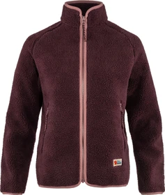 Fjällräven Vardag Pile Fleece Jacke dark garnet (Damen)