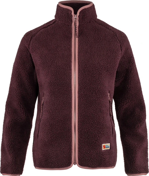 Fjällräven Vardag Pile Fleece Jacke dark garnet (Damen)