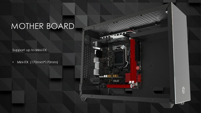 Raijintek Ophion 7L, schwarz, Mini-ITX