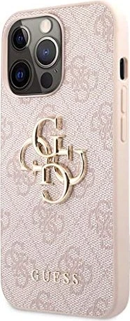 Guess Hard Cover 4G Metal Logo für Apple iPhone 13 Pro Max pink