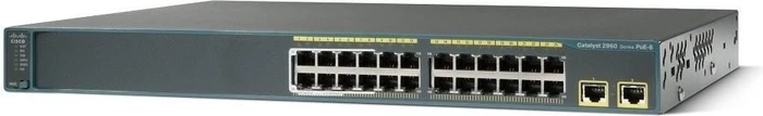 Cisco Catalyst 2960 LAN Base Rackmount Managed Switch, 26x RJ-45, 123W PoE