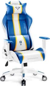 Diablo Chairs X-One 2.0 King Gamingstuhl, Aqua Blau, blau/weiß