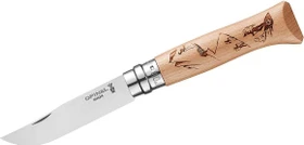 Opinel No. 8 Inox Taschenmesser gravure hiking