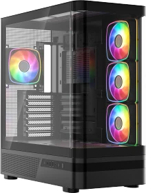 Modecom Volcano AQ100 ARGB Black, Glasfenster (MC-A-AQ100-4FA-B)