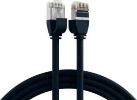 EFB Elektronik TPE Ultraflex Patchkabel, Cat6a, U/FTP, RJ-45/RJ-45, 5m, schwarz