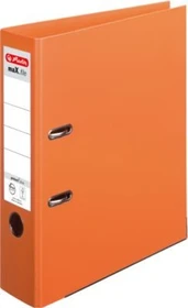 Herlitz maX.file protect plus Ordner 2-Ring, 80mm, A4, orange
