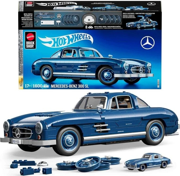 Mattel Mega Bloks Hot Wheels Mercedes-Benz 300SL