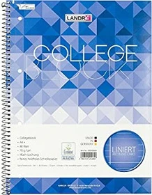 Landré College Collegeblock, A4, liniert, 80 Blatt
