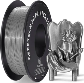 Geeetech PLA, silber, Spule, 1.75mm, 1.00kg