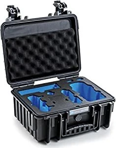 B&W International Outdoor Case Typ 3000 schwarz mit DJI Mavic Air 2 Einsatz schwarz