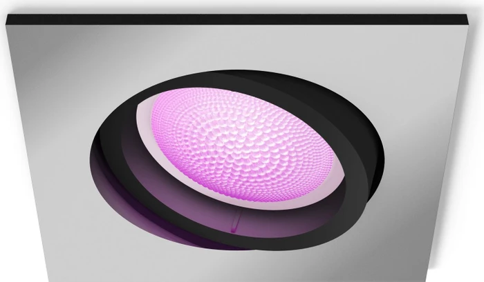 Philips Hue White and Color Ambiance Centura Einbauleuchte eckig schwarz
