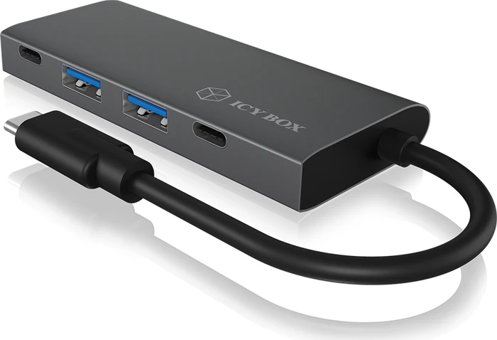RaidSonic Icy Box IB-HUB1428-C31 USB-Hub, 2x USB-C 3.1, 2x USB-A 3.1, USB-C 3.1 [Stecker]