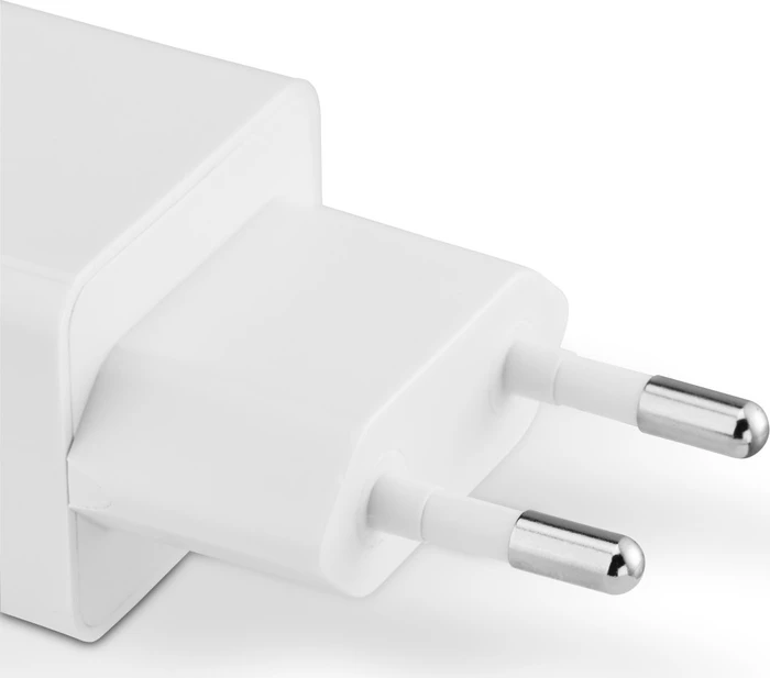 Hama Schnellladegerät 1x USB-C 1x USB-A Mini-Ladegerät PD 20 W weiß