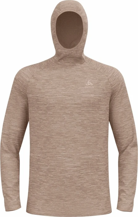 Odlo Run Easy Mid Layer Hoodie Laufshirt langarm cinder melange (Herren)