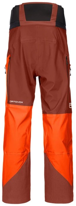 Ortovox 3L Guardian Shell Modell 2021 Skihose lang burning orange (Herren)