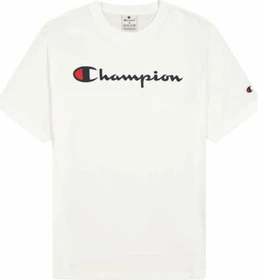 Champion Big Logo T-Shirt kurzarm weiß (Herren)