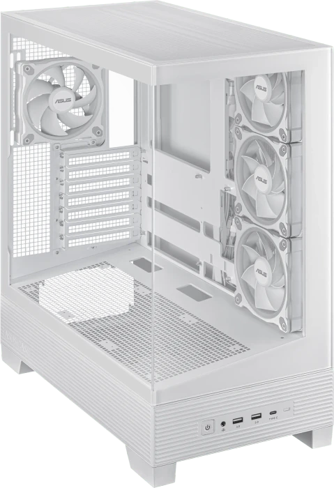 ASUS A31 Plus TG ARGB White, Glasfenster