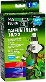 JBL PRO FLORA CO2 Taifun INLINE, Hochleistungs-Direktdiffusor für CO2, 16/22mm
