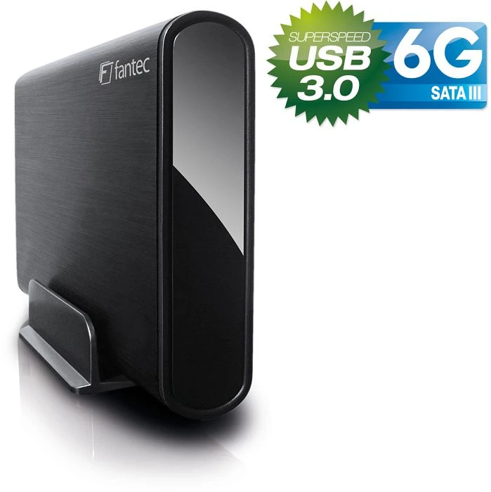 Fantec DB-ALU3-6G schwarz, USB-B 3.0