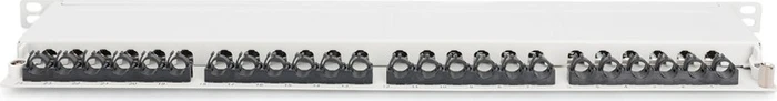 Digitus Professional 24-Port Patchpanel inkl. LSA-Anschlusstechnik, 19", 0.5HE, grau