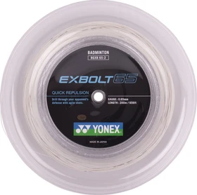 Yonex Exbolt 65 Badmintonsaite weiß 200m