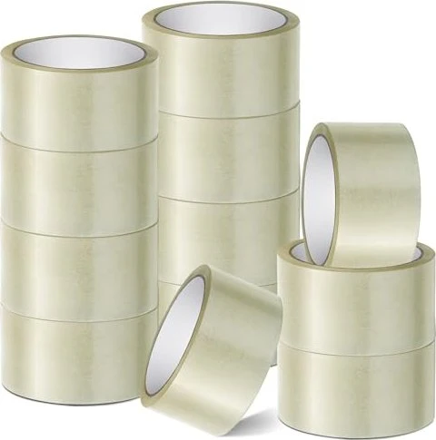 Stick Well Verpackungsklebeband transparent, Klebeband, 48mm/66m, 12 Stück