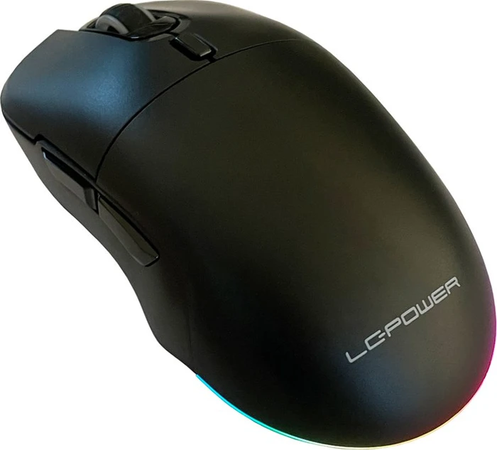 LC-Power m900B-C-W Gaming Funkmaus schwarz, USB