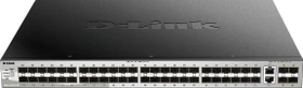 D-Link DGS-3130 Rackmount Gigabit Managed Switch, 48x SFP, 4x SFP+, 2x RJ-45 (DGS-3130-54S/SI)