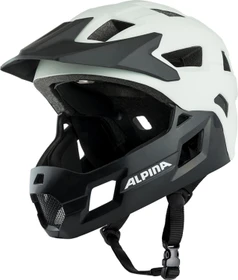 Alpina Rupi Fullface-Kinderhelm off white matt