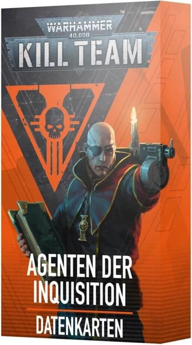 Games Workshop Warhammer 40.000 Kill Team: Datenkarten Agenten der Inquisition