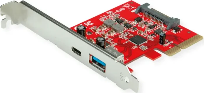 Roline / Secomp 1x USB-C 3.1, 1x USB-A 3.1, PCIe 3.0 x4