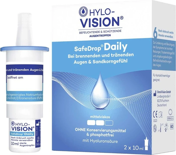Hylo-Vision SafeDrop Daily Augentropfen