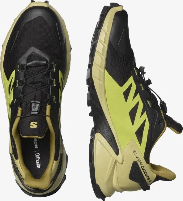 Salomon Supercross 4 GTX black/leek green/acid lime (Herren)