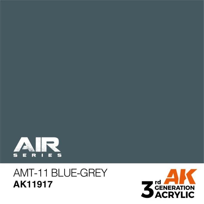 AK-Interactive 3rd Gen Acrylic Colors Air Series amt-11 blue grey, 17ml