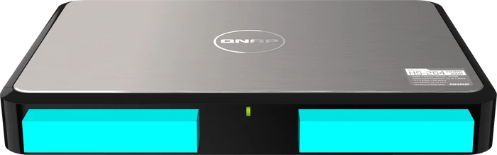 QNAP SilentNAS HS-264-8G, 8GB RAM, 2x RJ-45 2.5GBase-T, 2x USB-A 3.1