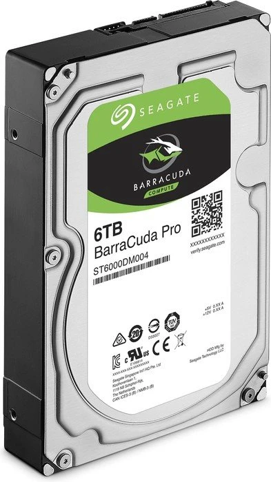 Seagate BarraCuda Pro +Rescue 6TB, 24/7, 512e / 3.5" / SATA 6Gb/s