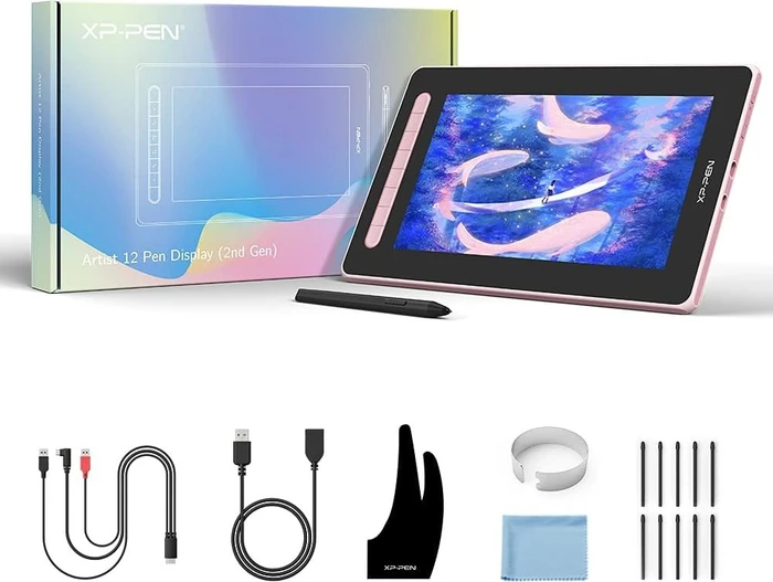 XP-Pen Artist 12 (2. Generation), rosa
